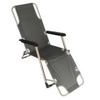 sodo gultas - Sulankstomas sodo gultas LUARO, pilkas (Gray) - 7 nuotrauka