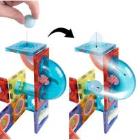 magnetiniai konstruktoriai - MalPlay Šviečiantis magnetinis konstruktorius, 110 vnt. - 4 nuotrauka