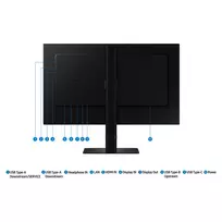 samsung viewfinity - Samsung ViewFinity S24D604U 24", IPS, Juodas (Black) - 3 nuotrauka