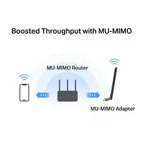 adapteris 5ghz - Mercusys MA30H AC1300 High Gain Wi-Fi USB adapteris Juodas (Black) - 3 nuotrauka