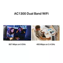 adapteris 5ghz - Mercusys MA30H AC1300 High Gain Wi-Fi USB adapteris Juodas (Black) - 4 nuotrauka