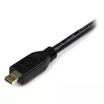 micro hdmi - StarTech HDADMM1M HDMI į HDMI Micro kabelis 1m Juodas (Black) - 3 nuotrauka