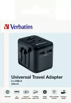 adapteris kelioninis - VERBATIM Universal Travel Adapteris UTA-01 - 3 nuotrauka
