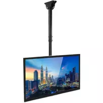 televizorius 50 70 - Techly ICA-CPLB 946L Teleskopinis lubinis laikiklis LED/LCD televizoriui 37-70", Juodas (Black) - 4 nuotrauka