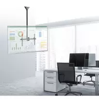 televizorius 50 70 - Techly ICA-CPLB 946L Teleskopinis lubinis laikiklis LED/LCD televizoriui 37-70", Juodas (Black) - 6 nuotrauka
