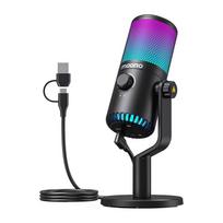 gaming mikrofonas - Maono DM30 RGB Black - 3 nuotrauka