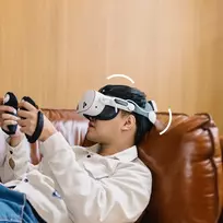 vr akiniai - BOBOVR E3 PRO Battery Relief Strap for Meta Quest 3/3s - 3 nuotrauka