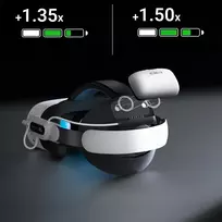 vr akiniai - BOBOVR E3 PRO Battery Relief Strap for Meta Quest 3/3s - 5 nuotrauka