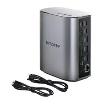 usb c usb c dp - Blitzwolf BW-TH15 17in1 įkrovimo stotelė (Docking Station) - 4 nuotrauka