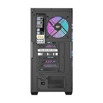 darkflash ds900 computer case - Darkflash DS900WD kompiuterio korpusas (juodas) + 4 ventiliatoriai - 2 nuotrauka