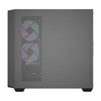 darkflash ds900 computer case - Darkflash DS900WD kompiuterio korpusas (juodas) + 4 ventiliatoriai - 3 nuotrauka