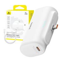 baseus 20w power bank - Baseus Compact, 5000mAh, 20W, balta - 2 nuotrauka