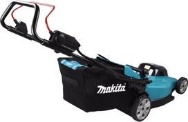 akumuliatorius 18v - Makita DLM480Z Akumuliatorinė vejapjovė 2x18V, 48 cm - 4 nuotrauka