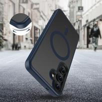 samsung s25 magmat magsafe deklas - Tech-Protect "MagMat Magsafe Case Galaxy S25" Matte Navy - 4 nuotrauka