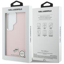 samsung s26 ultra - Karl Lagerfeld Grained PU Leather K&CH Heads Magnetic dėklas skirtas Samsung Galaxy S26 Ultra rožinės spalvos - 2 nuotrauka