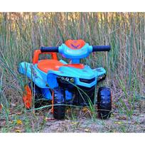 keturratis juodas - Paspiriamas automobilis Milly Mally Monster Military, juodas/žalias - 4 nuotrauka