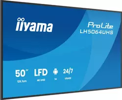 uhd 4k monitorius - iiyama ProLite LH6564UHS-B1AG 65", 4K Ultra HD, VA, 24/7, Android, Wi-Fi - 2 nuotrauka