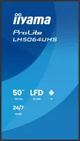 uhd 4k monitorius - iiyama ProLite LH6564UHS-B1AG 65", 4K Ultra HD, VA, 24/7, Android, Wi-Fi - 3 nuotrauka