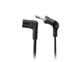 0 euro - Lanberg CEE 7/16 to IEC 320 C7 Euro (radio) power cord 3m angled VDE Juodas (Black) ,  CA-C7CA-12CC-0030-BK - 2 nuotrauka