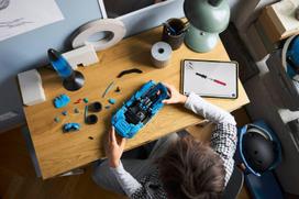 lego chevrolet - LEGO Technic Chevrolet Corvette Stingray mėlynas (Blue) 42217 - 2 nuotrauka