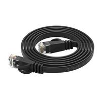 cat7 kabelis - ORICO PUG-C7B CAT7 Ethernet tinklo kabelis, plokščias, 15 m, Juodas (Black) - 5 nuotrauka