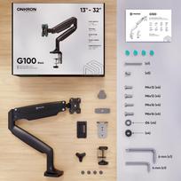 monitoriaus laikiklis - MONITOR ACC WALL MOUNT/13-32" BLACK G100-B ONKRON - 3 nuotrauka