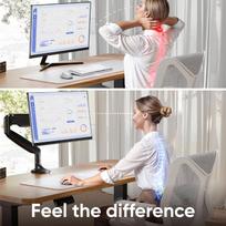 monitoriaus laikiklis - MONITOR ACC WALL MOUNT/13-32" BLACK G100-B ONKRON - 5 nuotrauka