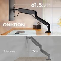 monitoriaus laikiklis - MONITOR ACC WALL MOUNT/13-32" BLACK G100-B ONKRON - 7 nuotrauka