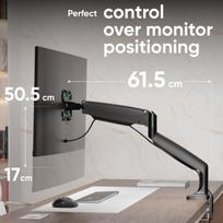 monitoriaus laikiklis - MONITOR ACC WALL MOUNT/13-32" BLACK G100-B ONKRON - 9 nuotrauka