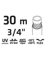 sodo laistymo zarna 30 m - Verto Professional 30 m, 3/4" garden hose - 2 nuotrauka