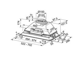 imontuojamas gartraukis - FRANKE FBI 525 XS HCS 305.0599.509 - 3 nuotrauka