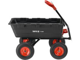 vezimelis - YATO Sodo vežimėlis su savivarčiu YT-86961 XXL 550kg - 10 nuotrauka