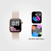 auksini laikrodziai - LAMAX BCool 2 Plus Rose Gold (Rožinis) - 3 nuotrauka