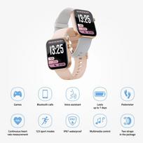 auksini laikrodziai - LAMAX BCool 2 Plus Rose Gold (Rožinis) - 4 nuotrauka