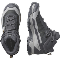 salomon batai - Salomon X Ultra 5 Mid GTX, pilka/žalsva/šviesiai ruda, be aulo, be pašiltinimo - 3 nuotrauka