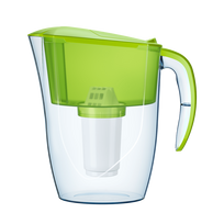 vandens filtravimo asotis - Vandens filtravimo indas Smile Aquaphor A5, 2.4 l, žalia - 3 nuotrauka