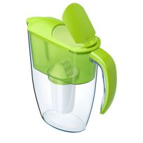 vandens filtravimo asotis - Vandens filtravimo indas Smile Aquaphor A5, 2.4 l, žalia - 4 nuotrauka