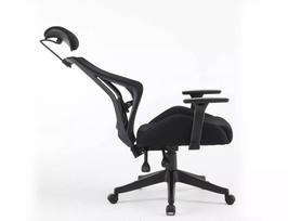 ergonomine biuro kede - Darbo kėdė Q-406, 52 x 67 x 102 cm, juoda - 3 nuotrauka