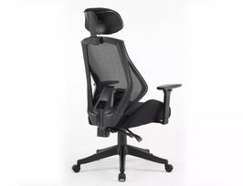 ergonomine biuro kede - Darbo kėdė Q-406, 52 x 67 x 102 cm, juoda - 4 nuotrauka