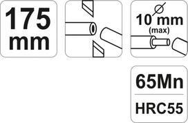 laidai 4mm2 - YATO Izoliacijos nuėmimo replės automatinės YT-2268 175mm - 2 nuotrauka