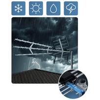 isorinis filtras - Berdsen BD-952 Kryptinė lauko antena televizoriui ultra HD 4K Juoda (Black) - 7 nuotrauka