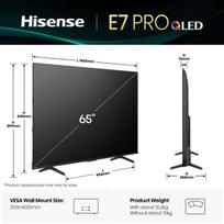 144hz tv - Hisense 65E7Q PRO - 3 nuotrauka