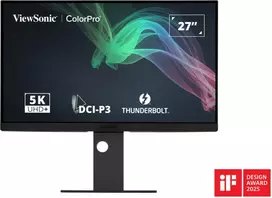 led monitorius - ViewSonic VP2788-5K 27", 5K, IPS, Juodas (Black) - 4 nuotrauka