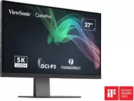 led monitorius - ViewSonic VP2788-5K 27", 5K, IPS, Juodas (Black) - 6 nuotrauka