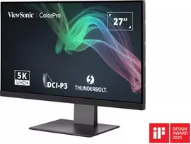 led monitorius - ViewSonic VP2788-5K 27", 5K, IPS, Juodas (Black) - 7 nuotrauka