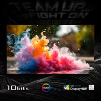 4k monitorius - Gigabyte AORUS FO32U EK1 31.5", OLED, 4K, Juodas (Black) - 2 nuotrauka