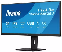 ultrawide monitorius - iiyama ProLite XUB3493WQSU-B6 34", IPS, UWQHD, 120Hz - 2 nuotrauka