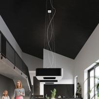 pakabiname sviestuvai sietynai - Sollux Urano 80 SL.0828, E27, 8 x 60 W, juodas - 3 nuotrauka