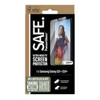 skaidri plevele - Nugarėlės dėklai PanzerGlass  SAFE by  Screen Protector Samsung Galaxy S25 Plus | Ultra-Wide Fit w Aligner | - 3 nuotrauka