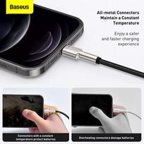usb lightning laidas baseus - Baseus CALJK-01 Black - 6 nuotrauka